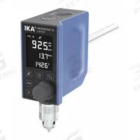 IKA Overhead Mixer: 1,000 RPM Max Speed, 15 N-cm, 8,000 cps Max Viscosity, 10 L Volume, 2.8 lb Wt (MPN 0025005285). Key specifications — Voltage: 100/240V; Maximum Torque: 15 N-cm; Mixing Speed Type: Variable; Brand: IKA; Display Type: Digital.