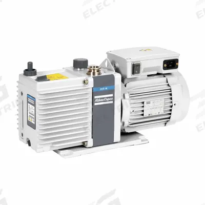 ATLAS COPCO Vacuum Pump: 0.73 hp, 1 Phase, 110/120V AC - Lubricated Rotary Vane Vacuum Pumps