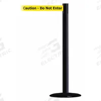 TENSABARRIER Barrier Post with Belt: Yellow, No Pattern, Caution Do Not Enter, 13 ft Belt Lg, Black (MPN 889B-33-33-MAX-NO-YAX-C). Key specifications — attr981468: Cast Iron; attr981465: Yellow; attr981461: TENSABARRIER; attr981440: Metal Alloy; attr981443: Black; attr981449: Caution Do Not Enter; attr981448: Black.