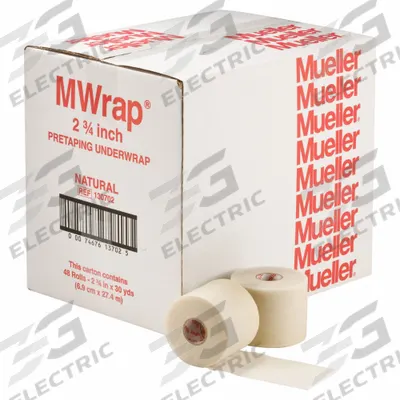 APPROVED VENDOR Pre-Tape Foam Wrap: Beige, 30 yd Roll Lg, 2 3/4 in Tape Wd, Standalone - Cushioned Foam Tapes