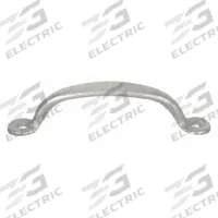 APPROVED VENDOR Pull Handle: Unthreaded Holes, Steel, Silver, #6 Screw Size, 0.5 in (MPN 1WAA5). Key specifications — Brand: APPROVED VENDOR; Projection Type: Non-Recessed; Material: Steel; Finish: Galvanized; Color: Silver; Folding Type: Fixed; Mounting Type: Unthreaded Holes; Screw Size: #6.