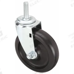 APPROVED VENDOR Stem Caster: Swivel, 5 in Wheel Dia., 1 1/4 in Wheel Wd, Polyolefin, Light Duty (MPN 32J975). Key specifications — Brand: APPROVED VENDOR; Thread Size: 1/2"-13; Roll Up: Swivel.