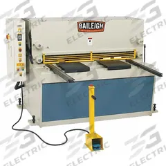 BAILEIGH INDUSTRIAL Machining Shear: Hydraulic, Foot Pedal, 52 in Max. Cut Wd, 0.25 in Capacity (MPN SH-5203-HD). Key specifications — attr67083: BAILEIGH INDUSTRIAL.