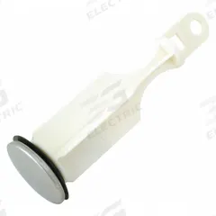 APPROVED VENDOR Drain Stopper: 1 3/8 in Overall Dia, ABS/Stainless Steel, White, Pop Up (MPN 30401). Key specifications — Material: Stainless Steel; Color: White; Brand: APPROVED VENDOR; Application: Sink.