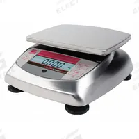 OHAUS Food Scale: 5 7/8 in Weighing Surface Dp, 6 1/4 in Weighing Surface Wd, 3 in Overall Ht, LCD (MPN V31X6N). Key specifications — Readability: 0.005 lb/2 g; Brand: OHAUS; IP Rating: Not IP Rated.