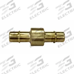 MEM-CO Barbed Fitting Coupling: 11/64 in ID x 11/64 in ID Size, Barbed x Barbed, Brass, Beaded Barb (MPN C4-NP). Key specifications — Brand: MEM-CO.