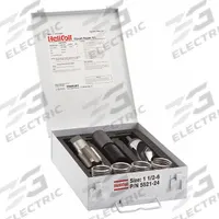 HELI-COIL Thread Repair Kit: Tanged Tang Style, Free-Running, 1 1/2"-6 Thread Size, Stainless Steel (MPN 5521-24). Key specifications — Material Grade/Class: 18-8; Thread Direction: Right Hand; Insert Types Included: Helical Inserts; STI Tap Size: 1-1/2"-6; Compatible Material: Metal; System of Measurement: Inch; Brand: HELI-COIL; Thread Type: Coarse.