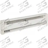 DAYTON Electric Baseboard Heater: Commercial Grade, 562W/750W, Thermostat Not Included, Navajo White (MPN 3UG31). Key specifications — Thermostat Included: Thermostat Not Included; Duty Rating: Commercial Grade; Housing Style: Conventional; Wattage Output: 562W/750W; Housing Color: Navajo White; Voltage: 208/240V AC; Brand: DAYTON.