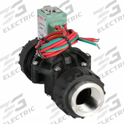 ASCO Solenoid Valve: 2-Way, Normally Open, 3/4 in Pipe Size, 24V DC, High Pressure and Temp - 2-Way/2-Position, Normally Open Solenoid Valves