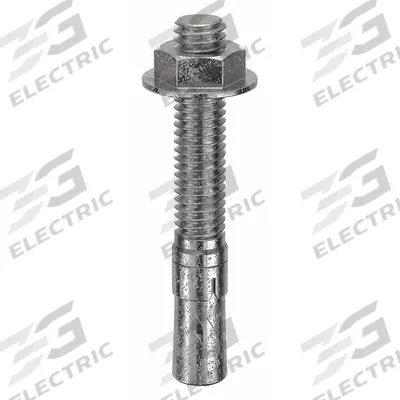 RED HEAD Wedge Anchor: 2 3/4 in Overall Lg, 3/8 in Dia, 3/8"-16 Thread Size, Stainless Steel - 18-8 Stainless Steel Wedge Anchors
