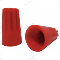 APPROVED VENDOR Twist-On Wire Connectors: Red, Wire Sizes 22 AWG – 10 AWG, 600 V, 100, PK (MPN 5UYJ6). Key specifications — Brand: APPROVED VENDOR; Maximum Wire Combination: (2) 10 AWG with (2) 12 AWG; Manufacturer Part Number: 5UYJ6; Minimum Wire Combination: (3) 18 AWG.