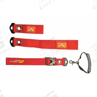 EZ WRAP 'N GO Hook-and-Loop Cinch Strap: 16 in Lg, 5.00 in, 1.5 in Wd, Red, Reusable Wire Ties (MPN EZWRAPNGOSYSVP). Key specifications — Color: Red; Brand: EZ WRAP 'N GO; Includes: Reusable Wire Ties; Max. Bundle Dia.: 5.00 in.