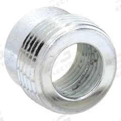 HUBBELL KILLARK Reducing Bushing - Haz Loc: Steel, 3/4 in_1 in Trade Size (MPN RE32S). Key specifications — Reduction Size: 1 in to 3/4 in; Brand: HUBBELL KILLARK.