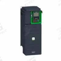 SCHNEIDER Variable Frequency Drive: In Phase Three, Out Phase Three, 22 hp, IP21, No Bypass, Compact (MPN ATV930D18N4). Key specifications — Style: Compact; Color: Black/Green; Output Phase: Three.