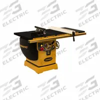 POWERMATIC Table Saw: 230 V AC Volt, 4.9 A Current, 10 in Blade Dia., 4,500 RPM Max. Blade Speed (MPN PM2000T). Key specifications — attr1170561: POWERMATIC; attr1190182: PM1000T.