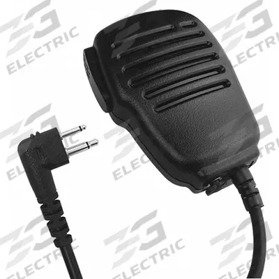 BANSHEE Speaker Microphone: Fits Motorola, 3.5 mm Jack, 24 in Cord, Push To Talk - Motorola-Compatible Microphones & Speakers