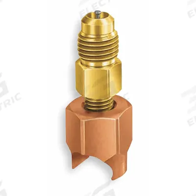 JB INDUSTRIES Saddle Piercing Valve: For 3/8 in Tube, Braze Installation, Access - Braze-type Piercing Valves