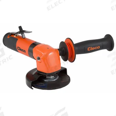 CLECO Air Angle Grinder: 5 in Wheel Dia, 1.7 hp Horsepower, 12,000 RPM Max. Speed - Standard Reach Air-Powered Angle Grinders