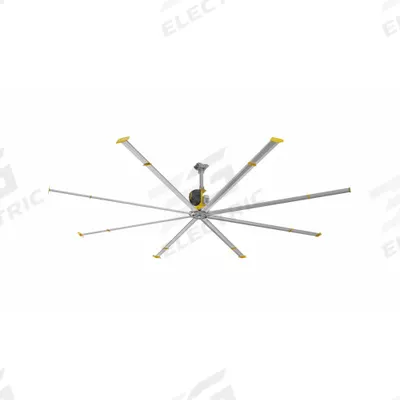 BIG ASS FANS Ceiling Fan: 24 ft Blade Dia, Variable Speeds, 480V AC, Three Phase - Industrial Ceiling Fans