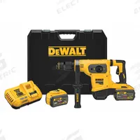 DEWALT Cordless Rotary Hammer: L-Shape, 60V DC, SDS-Max, 1 9/16 in max, 9.0 Ah, 4.5 ft-lb, 3,150 bpm (MPN DCH481X2). Key specifications — attr113858: 60V DC; attr113796: DEWALT; attr113808: 0 bpm to 3,150 bpm; attr113803: Yes; attr113838: Hammer and Rotate; attr113809: Yes; attr113815: (1) Bare Tool.