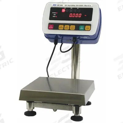 A&D WEIGHING Food Scale: 15 in Weighing Surface Dp, 11 3/4 in Weighing Surface Wd, LED - Food Scales