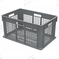 AKRO-MILS Straight Wall Tote: 20 gal, 23 3/4 in x 15 3/4 in x 12 1/4 in, Stacking Capable, Gray (MPN 37612GREY). Key specifications — Material: Plastic; Stackable: Stacking Capable; Brand: AKRO-MILS.