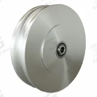 HAMILTON Track Wheel: 8 in Wheel Dia., 2 in Wheel Wd, 1,950 lb Load Capacity, 1/2 in For Axle Size (MPN W-820-131-SSUB-1/2). Key specifications — attr1099880: Yes; attr1099891: HAMILTON.