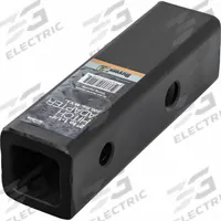 BUYERS PRODUCTS Hitch Adapter: 2 in Compatible Hitch Size, 1/2 in Inside Dia, 7 in Overall Lg (MPN 1804035). Key specifications — Brand: BUYERS PRODUCTS; Material: Carbon Steel.