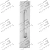 IVES Door Pull Plate: 4 in Wd, 16 in Ht, Stainless Steel (MPN 8302-8 US32D 4X16). Key specifications — Material: Stainless Steel; Operation Type: Hand Pull; Brand: IVES.