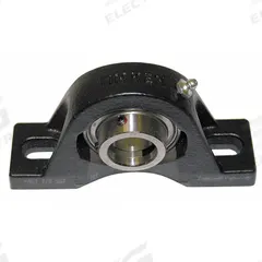 TIMKEN Pillow Block Bearing: 1 in Bore, Cast Iron, Set Screws, 1 27/64 in Shaft Ht, 200°F Max Temp (MPN YAS 1 SGT). Key specifications — Brand: TIMKEN; Mounting Bolt Size: 3/8 in; System of Measurement: Inch.