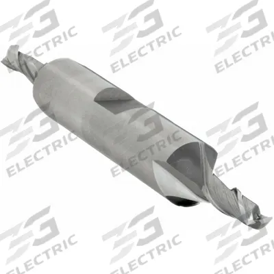 OSG Square End Mill: Cobalt, Double End, 2 Flute, 4.5 mm Mill Dia, 11.11 mm LOC - Double-End Cobalt Square End Mills