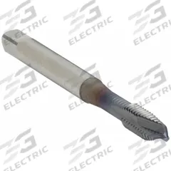 APPROVED VENDOR Straight Flute Tap: #10-24 UNC, 1B, 3 Flute, Taper Chamfer, Carbon Steel (MPN 2LXD4)