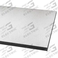 ARMSTRONG Ceiling Tile: 605C, Ceramaguard, 24 in x 48 in, Square Lay-In, 15/16 in Grid Size, 6 PK. Key specifications — Sub-brand: Ceramaguard; Display Sell UOM: PK; Material: Mineral Fiber; Color: White; Application: Hospitality; Resistance Properties: Sag Resistant; Series: Ceramaguard; Edge Type: Square Lay-In.