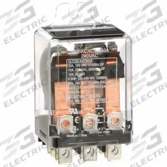 SCHNEIDER Enclosed Power Relay: Surface (Side Flange) Mounted, 20 A Current Rating, 240V AC, 3PDT (MPN 389FXCXC1-240A). Key specifications — Brand: SCHNEIDER; Base Type: Octal; Electrical Connection: Quick-Connect; Manufacturer Part Number: 389FXCXC1-240A; Operating Current: 15 A at 250V AC (Resistive Load); Series: 389F Power Series.