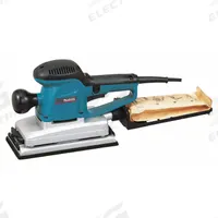 MAKITA Corded Sheet Sander: 1/2 Sheet, Clamp/Hook and Loop, Extended Grip, Variable Speed, 115 V (MPN BO4900V). Key specifications — attr565734: MAKITA; attr645844: Sheet Sander; attr645850: Dust Bag; attr645858: Corded; attr667756: Universal.