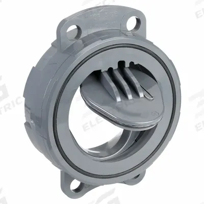 HAYWARD Wafer Check Valve: Swing, Inline Valve Body, 8 in Pipe Size, Wafer, PVC - PVC Wafer Spring-Loaded Swing Check Valves