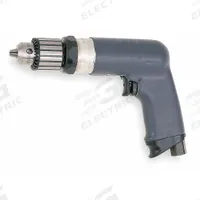 INGERSOLL RAND Air-Powered Drill: 3/8 in Chuck, Medium Duty, 1,000 RPM, 0.4 hp, Keyed (MPN 5ANST6). Key specifications — attr1320790: INGERSOLL RAND.