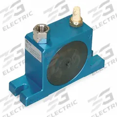 DAYTON Pneumatic Vibrator: 451 lbf, 14,000 vpm, 1/4 in NPT, 80 dBA, Aluminum, Continuous (MPN 1DYP2). Key specifications — attr671163: 80 dBA; attr671170: 451 lbf @ 80 psi; attr671165: 14,000 vpm @ 80 psi; attr671184: 1/4 in; attr671185: NPT; attr671192: BSPP; attr671193: 1/4 in; attr671175: DAYTON.