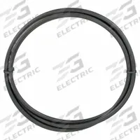 GATES Round Belt: Black, 9/16 in Dia, For 5 13/32 in Min Pulley Dia, 176 in Overall Lg, Rough, 80A (MPN 9 X 176 RE BELT). Key specifications — Hardness: 80A; Belt Material: Gum Rubber; Color: Black.