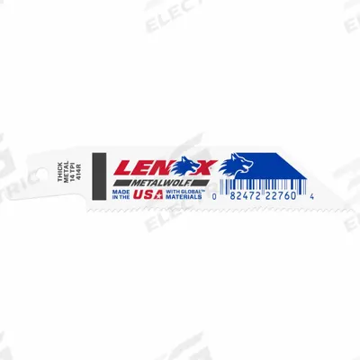 LENOX Reciprocating Saw Blade: 14 Teeth per Inch, 4 in Blade Lg, 0.04 in Blade Thick - Thick-Metal-Cutting Blades