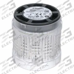 SCHNEIDER ELECTRIC Tower Light Module: Flashing/Rotating/Steady, 24V DC, Amber/Blue/Green/Red, XVU (MPN XVUC29P). Key specifications — Brand: SCHNEIDER; Compatible with Series: XVU; Lens Color: Red; Operating Voltage: 24V DC; Manufacturer Part Number: XVUC29P.