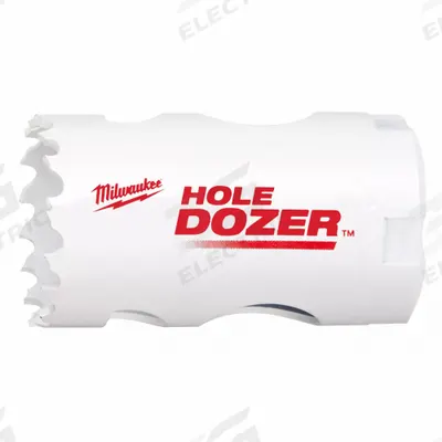 MILWAUKEE Hole Saw: 1 1/4 in Saw Dia., 3.5 Teeth per Inch, 1 5/8 in Max. Cutting Dp - Multi-Material-Cutting Hole Saws without Arbor