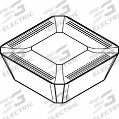 WIDIA Square Milling Insert: SEKR42AFNMS, SEKR1203AFNMS (MPN 6901194)