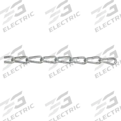 PEERLESS Twist Chain: Carbon Steel, 635 lb Working Load Limit, Twist, 1 3/8 in Link Inside Lg - Compact Welded Twist-Link Chains