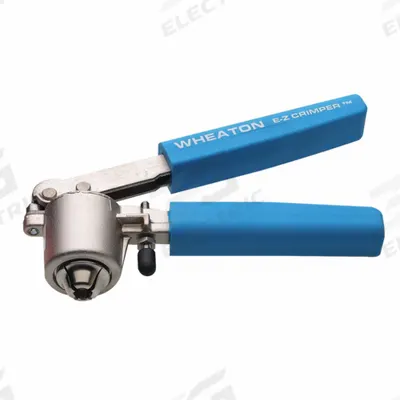 WHEATON Crimper: 20 mm For Vial Size, Manual, Aluminum Seals, Stainless Steel - Vial Top Crimpers