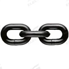 PEWAG Chain: 3/8 in Trade Size, 80 Chain Grade, Alloy Steel, 7,100 lb Working Load Limit, Straight (MPN SA10/15). Key specifications — Link Type: Straight; Brand: PEWAG.