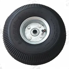 DAYTON Pneumatic Wheel: 10 in Overall Ht, 10 in H x 3 1/2 in W, 10 in Overall Lg, Rubber, Black (MPN MH34D65501G). Key specifications — Compatible Grainger Part Number: 34D655; Manufacturer Part Number: MH34D65501G; Accessory Type: Wheel; Compatible with Product Type: Hand Truck.