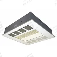 QMARK Electric Ceiling Panel Heater: 2500W/3800W/5000W, 277V AC, 1-phase, Recessed, White (MPN CDF557RE). Key specifications — Wattage Output: 2500W/3800W/5000W; Voltage, Phase: 277V AC, 1-phase; Brand: QMARK; Housing Color: White; Mounting Type: Recessed; Overall Dimensions - L x W x D: 23-3/4 in x 23-3/4 in x 7 in.
