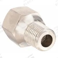 WEKSLER Pressure Gauge Snubber: Stainless Steel, Filter, Stainless Steel NPT, Oil/Water (MPN A05E). Key specifications — Snubber Type: Filter; Connection Type: NPT; Brand: WEKSLER; Material: Stainless Steel; Compatible Liquids and Gases: Oil.
