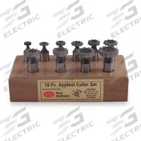 KEO Keyseat Cutter Set: 10 Piece, High Speed Steel, Straight Tooth (MPN 943-000-337). Key specifications — attr1164153: 204.
